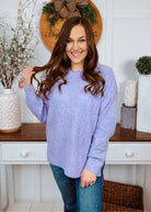 Happiness Trails Boutique - Lavender Knit Sweater