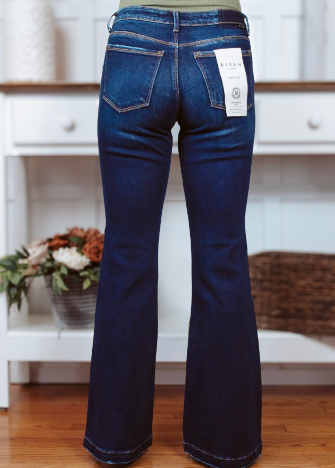 Risen jeans flare