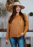 Happiness Trails Boutique - Honey knit sweater