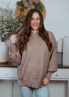 Happiness Trails Boutique - Latte ribbed sweater