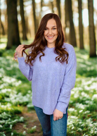 Happiness Trails Boutique - Lavender Knit Sweater