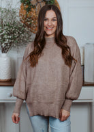 Happiness Trails Boutique - Latte ribbed sweater