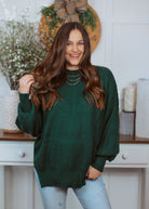 Happiness Trails Boutique - Hunter Green Sweater