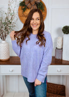 Happiness Trails Boutique - Lavender Knit Sweater